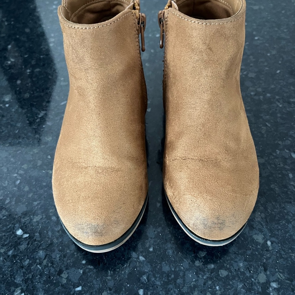Cat & Jack Brown Suede Kids Boots